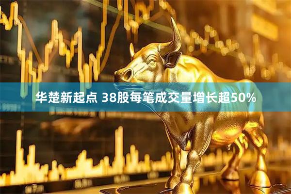 华楚新起点 38股每笔成交量增长超50%