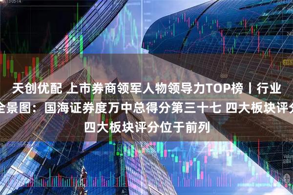 天创优配 上市券商领军人物领导力TOP榜丨行业数据评价全景图:国海证券度万中总得分第三十七 四大板块评分位于前列